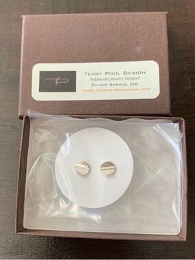 Terry Pool Design Sterling Silver Stud Earrings